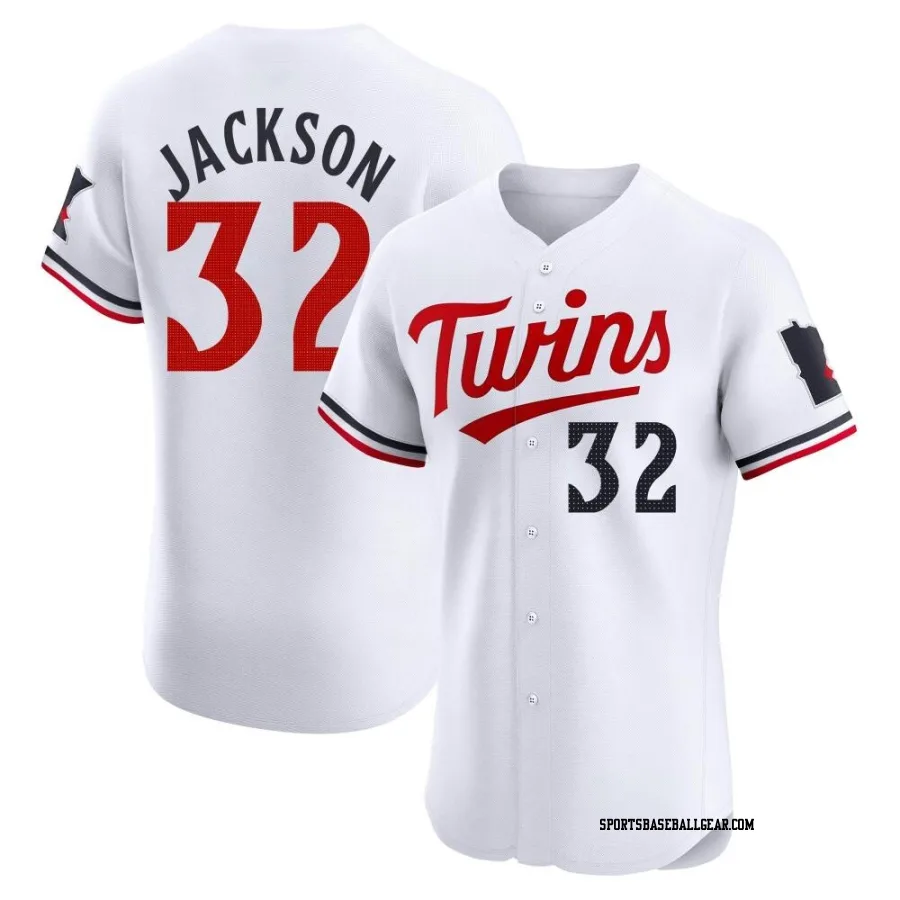 Jay Jackson Men's Minnesota Twins White Elite Home Jersey