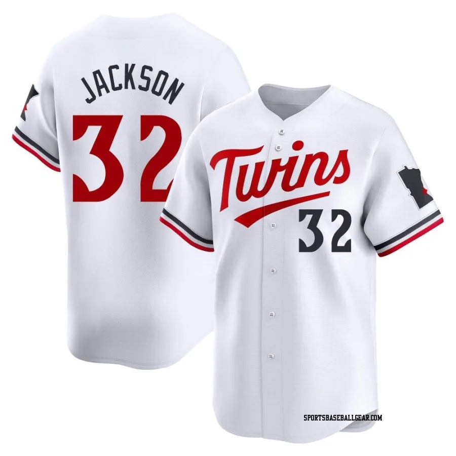 Jay Jackson Men's Minnesota Twins White Limited Home Jersey