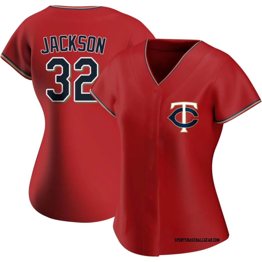 Jay Jackson Women's Minnesota Twins Red Authentic Alternate Jersey