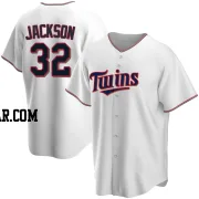 Jay Jackson Youth Minnesota Twins White Replica Home Jersey