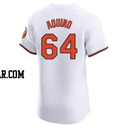 Jayson Aquino Men's Baltimore Orioles White Elite Home Jersey