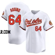 Jayson Aquino Youth Baltimore Orioles White Limited Home Jersey