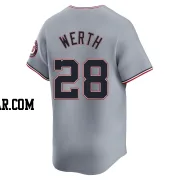 Jayson Werth Youth Washington Nationals Gray Limited Road Jersey