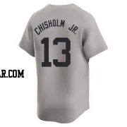 Jazz Chisholm Jr. Men's New York Yankees Gray Limited Away Jersey