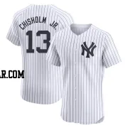 Jazz Chisholm Jr. Men's New York Yankees White Elite Home Jersey