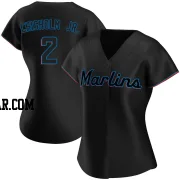 Jazz Chisholm Jr. Women's Miami Marlins Black Authentic Alternate Jersey