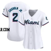 Jazz Chisholm Jr. Women's Miami Marlins White Limited Home Jersey