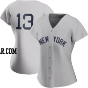 Jazz Chisholm Jr. Women's New York Yankees Gray Authentic 2021 Field of Dreams Jersey