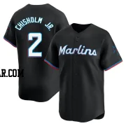 Jazz Chisholm Jr. Youth Miami Marlins Black Limited Alternate Jersey