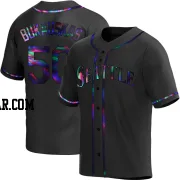 J.B. Bukauskas Men's Seattle Mariners Black Holographic Replica Alternate Jersey