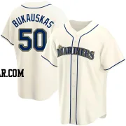 J.B. Bukauskas Men's Seattle Mariners Cream Replica Alternate Jersey