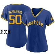 J.B. Bukauskas Women's Seattle Mariners Royal Authentic 2023 City Connect Jersey