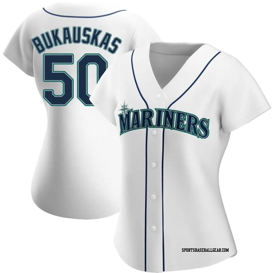 J.B. Bukauskas Women's Seattle Mariners White Authentic Home Jersey