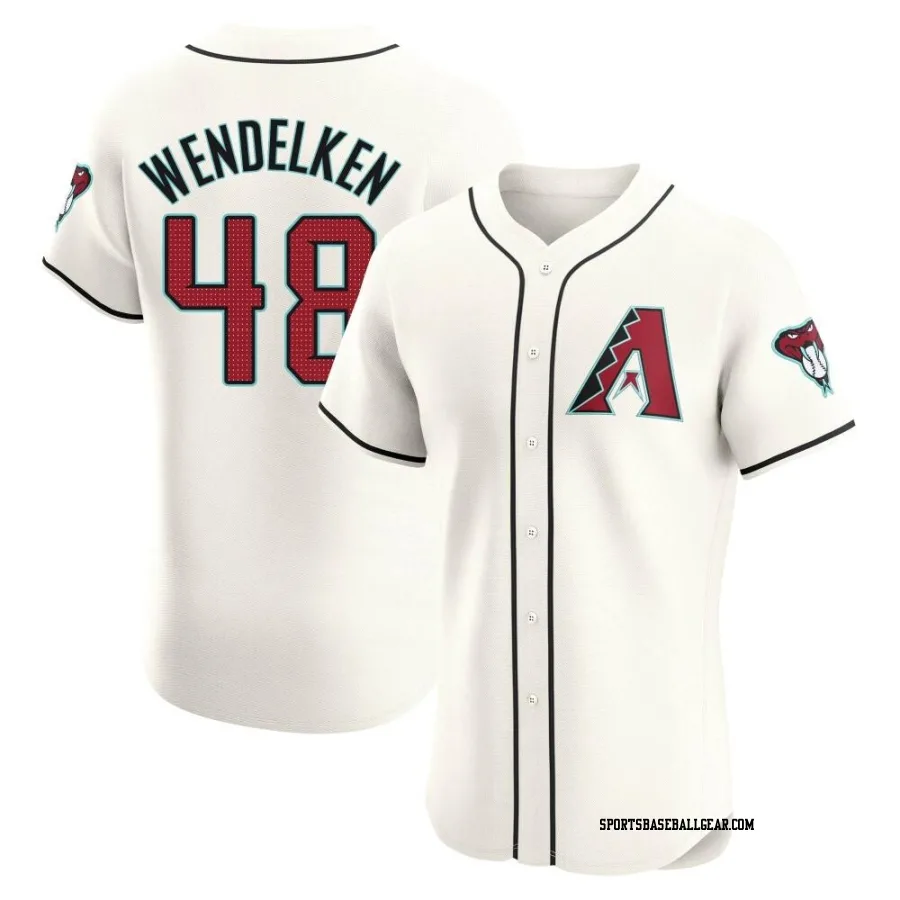 J.B. Wendelken Men's Arizona Diamondbacks Cream Elite Home Jersey