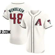 J.B. Wendelken Men's Arizona Diamondbacks Cream Elite Home Patch Jersey