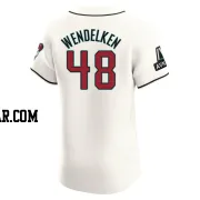 J.B. Wendelken Men's Arizona Diamondbacks Cream Elite Home Patch Jersey