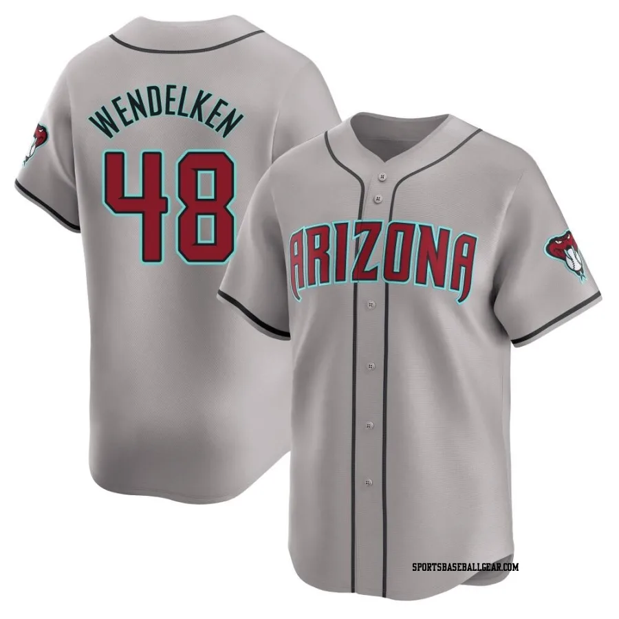 J.B. Wendelken Men's Arizona Diamondbacks Gray Limited Away Jersey