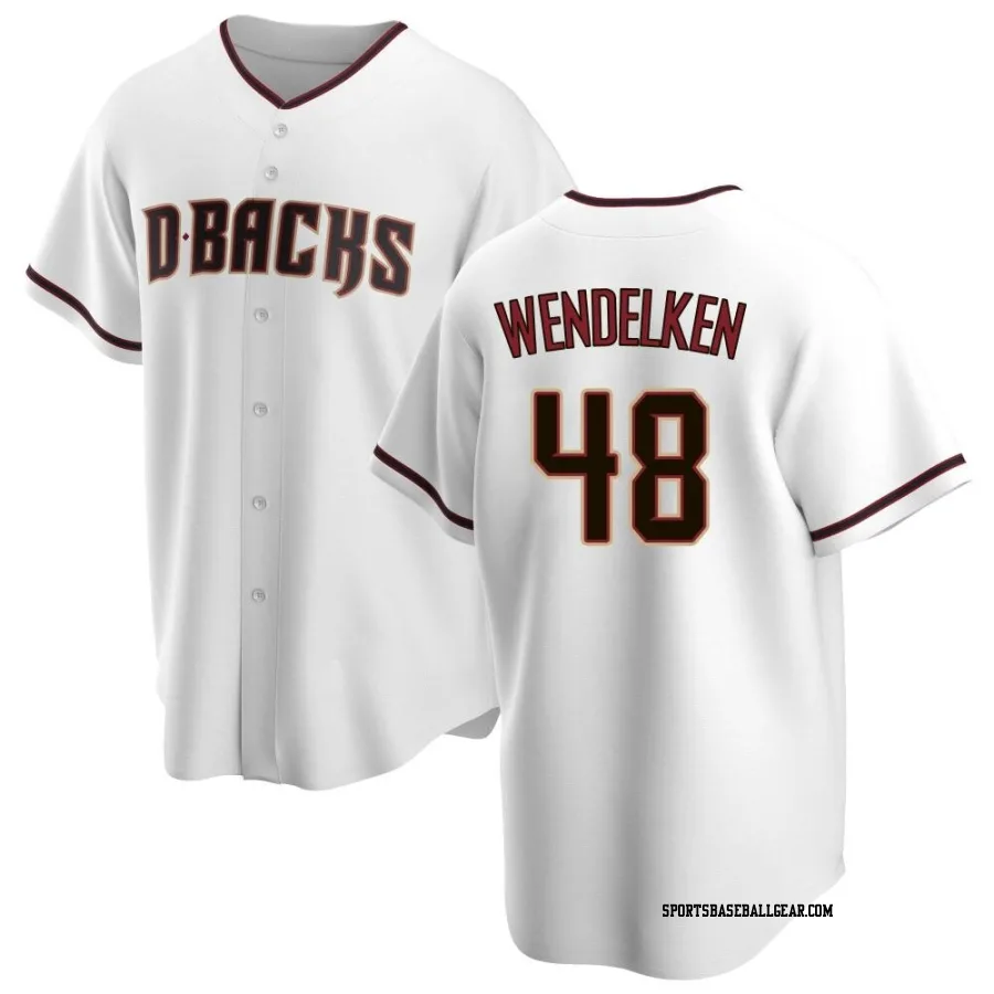 J.B. Wendelken Men's Arizona Diamondbacks White Replica Home Jersey