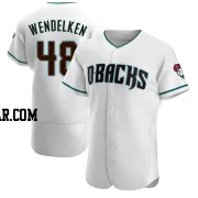 J.B. Wendelken Men's Arizona Diamondbacks White/Teal Authentic Alternate Jersey