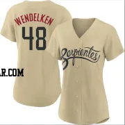 J.B. Wendelken Women's Arizona Diamondbacks Gold Authentic 2021 City Connect Cool Base Jersey