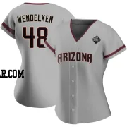 J.B. Wendelken Women's Arizona Diamondbacks Gray Replica Road 2023 World Series Jersey