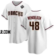 J.B. Wendelken Youth Arizona Diamondbacks White Replica Home 2023 World Series Jersey