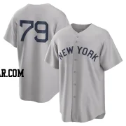 J.C. Escarra Men's New York Yankees Gray Replica 2021 Field of Dreams Jersey