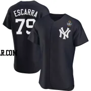 J.C. Escarra Men's New York Yankees Navy Authentic Alternate 2024 World Series Jersey