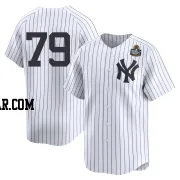 J.C. Escarra Men's New York Yankees White Limited Yankee Home 2nd 2024 World Series Jersey