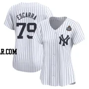 J.C. Escarra Women's New York Yankees White Limited Yankee Home 2024 World Series Jersey