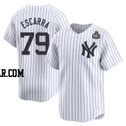 J.C. Escarra Youth New York Yankees White Limited Yankee Home 2024 World Series Jersey