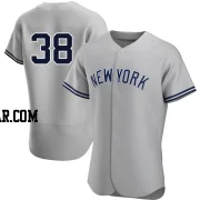 J.D. Davis Men's New York Yankees Gray Authentic Road Jersey