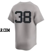 J.D. Davis Men's New York Yankees Gray Limited Away 2nd Jersey