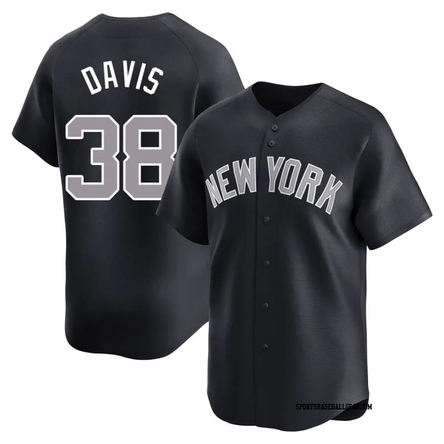 J.D. Davis Men's New York Yankees Navy Limited Alternate Jersey