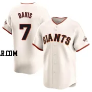 J.D. Davis Men's San Francisco Giants Cream Limited Home Jersey