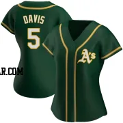 J.D. Davis Women's Oakland Athletics Green Authentic Alternate Jersey