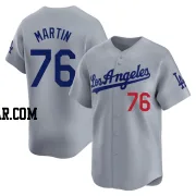 J.D. Martin Men's Los Angeles Dodgers Gray Limited Away Jersey