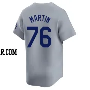 J.D. Martin Men's Los Angeles Dodgers Gray Limited Away Jersey