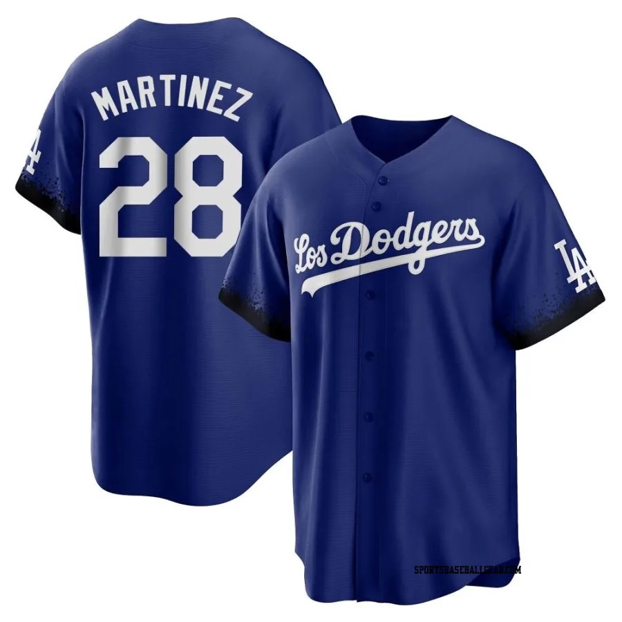 J.D. Martinez Men's Los Angeles Dodgers Royal Replica 2021 City Connect Jersey