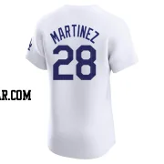 J.D. Martinez Men's Los Angeles Dodgers White Elite Home Jersey