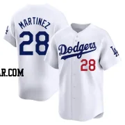 J.D. Martinez Men's Los Angeles Dodgers White Limited Home Jersey