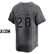 J.D. Martinez Men's New York Mets Limited Graphite 2024 City Connect Jersey