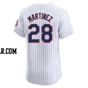 J.D. Martinez Men's New York Mets White Elite Home Jersey