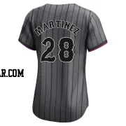 J.D. Martinez Women's New York Mets Limited Graphite 2024 City Connect Jersey