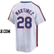 J.D. Martinez Youth New York Mets White Limited Cooperstown Collection Jersey