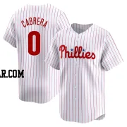 Jean Cabrera Men's Philadelphia Phillies White Limited Home Jersey