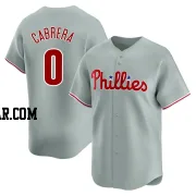 Jean Cabrera Youth Philadelphia Phillies Gray Limited Away Jersey