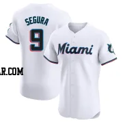 Jean Segura Men's Miami Marlins White Elite Home Jersey