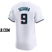 Jean Segura Men's Miami Marlins White Elite Home Jersey