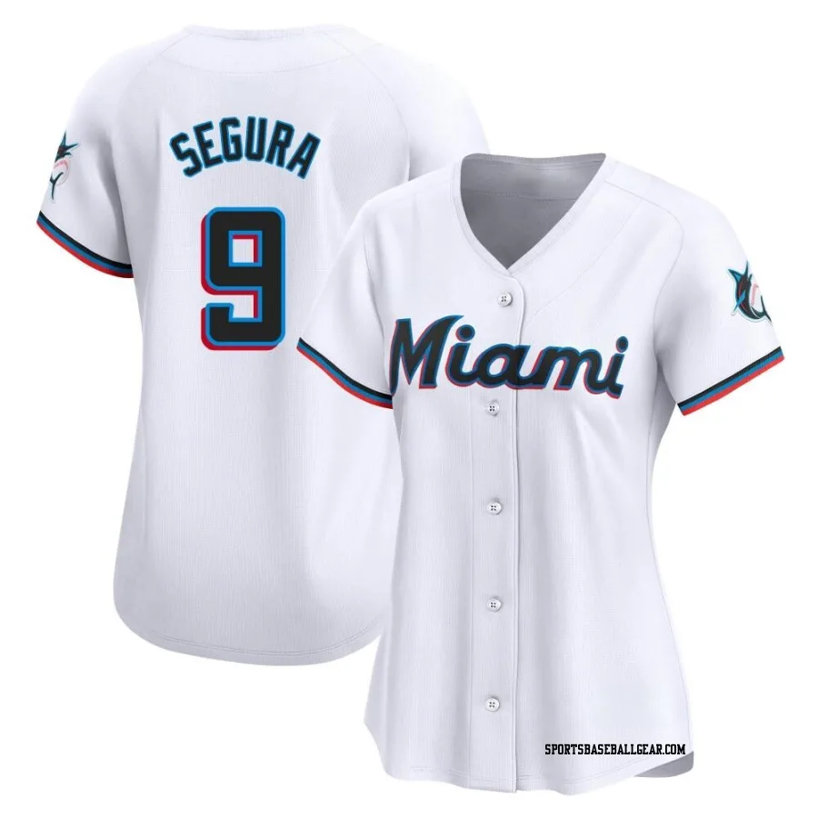 Jean Segura Women's Miami Marlins White Limited Home Jersey